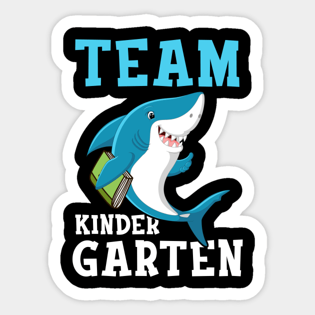 Kindergarten Teacher Student Shirts Shark Back To School Gift Sticker by hardyhtud